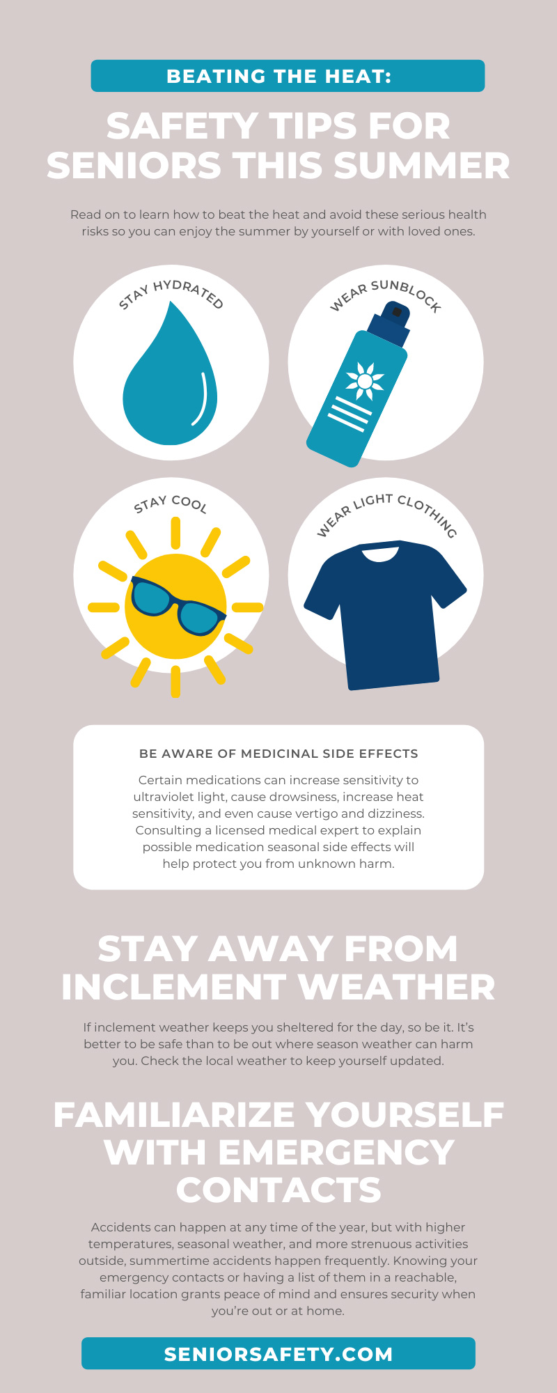 Infographic: Emergency Preparedness Tips for Older Loved Ones, Right at  Home Blog