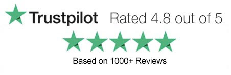 Rated 4.8 out of 5 on Trustpilot